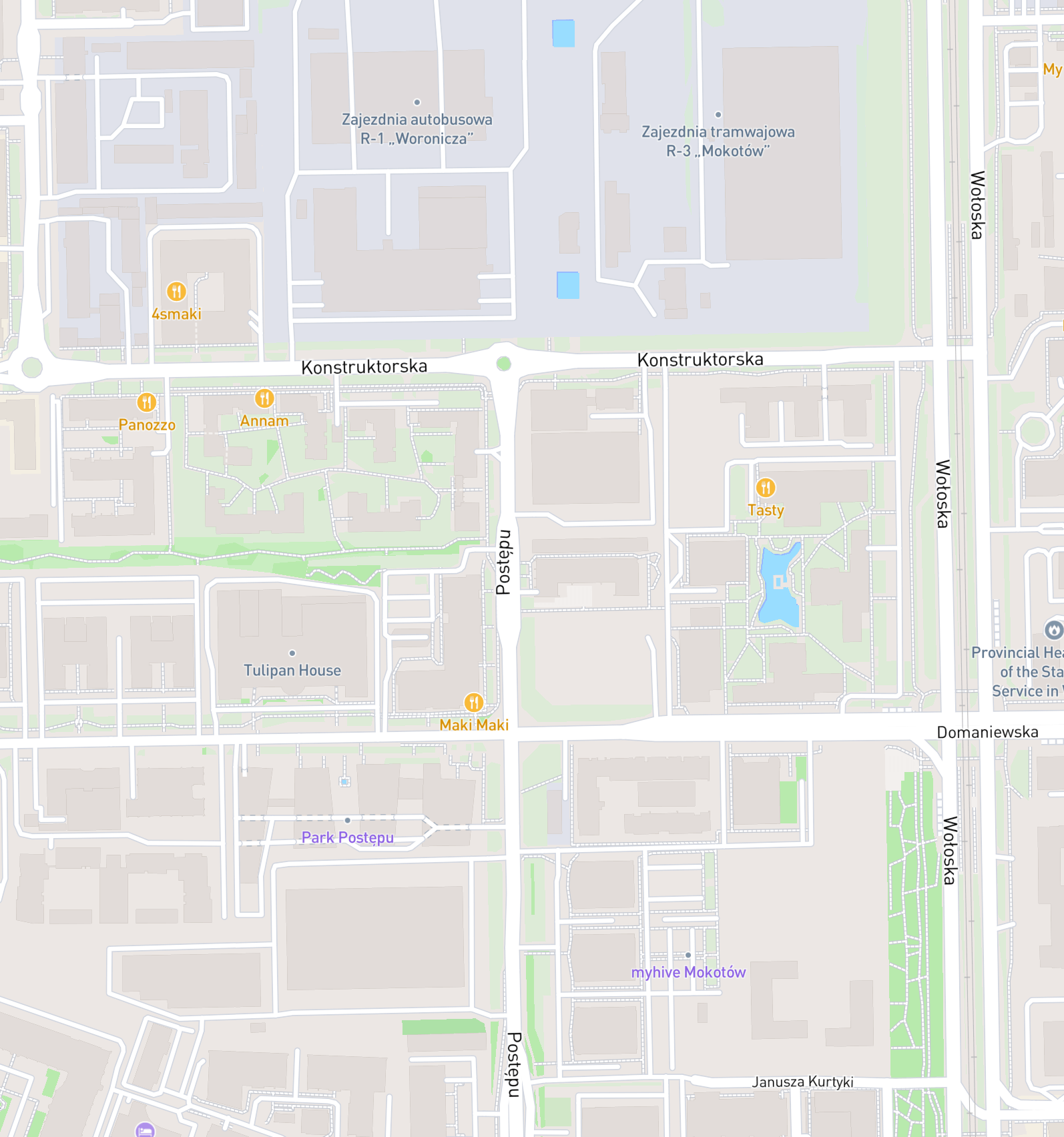 Mapa dojazdu do kliniki Cheese
